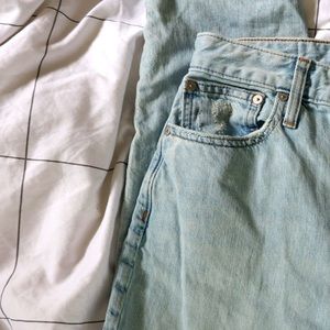 Madewell Curvy Perfect Vintage Jean 25 - Light Wash Mom Jean